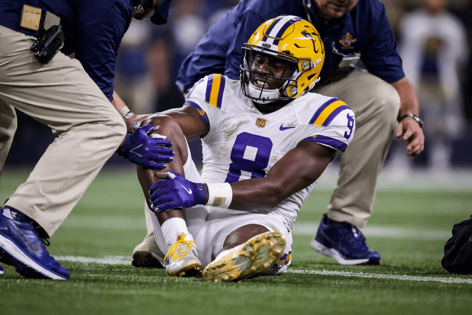 Malik nabers - ankle injury