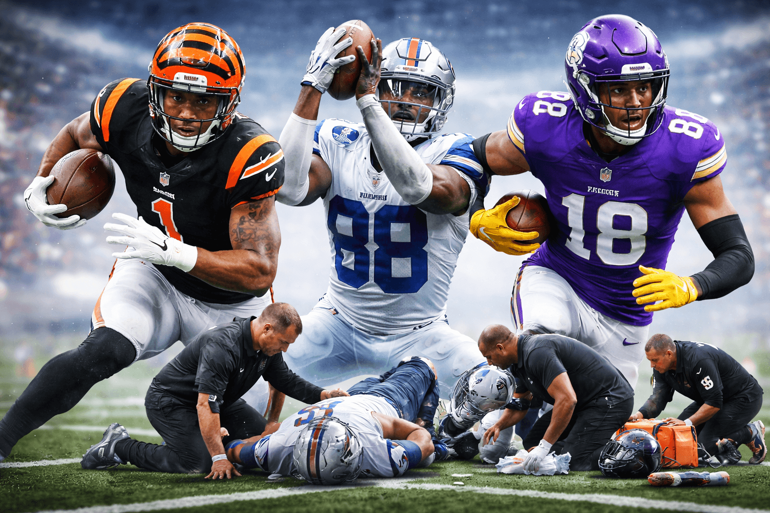 Understanding the 7 Most Common Injuries for Wide Receivers