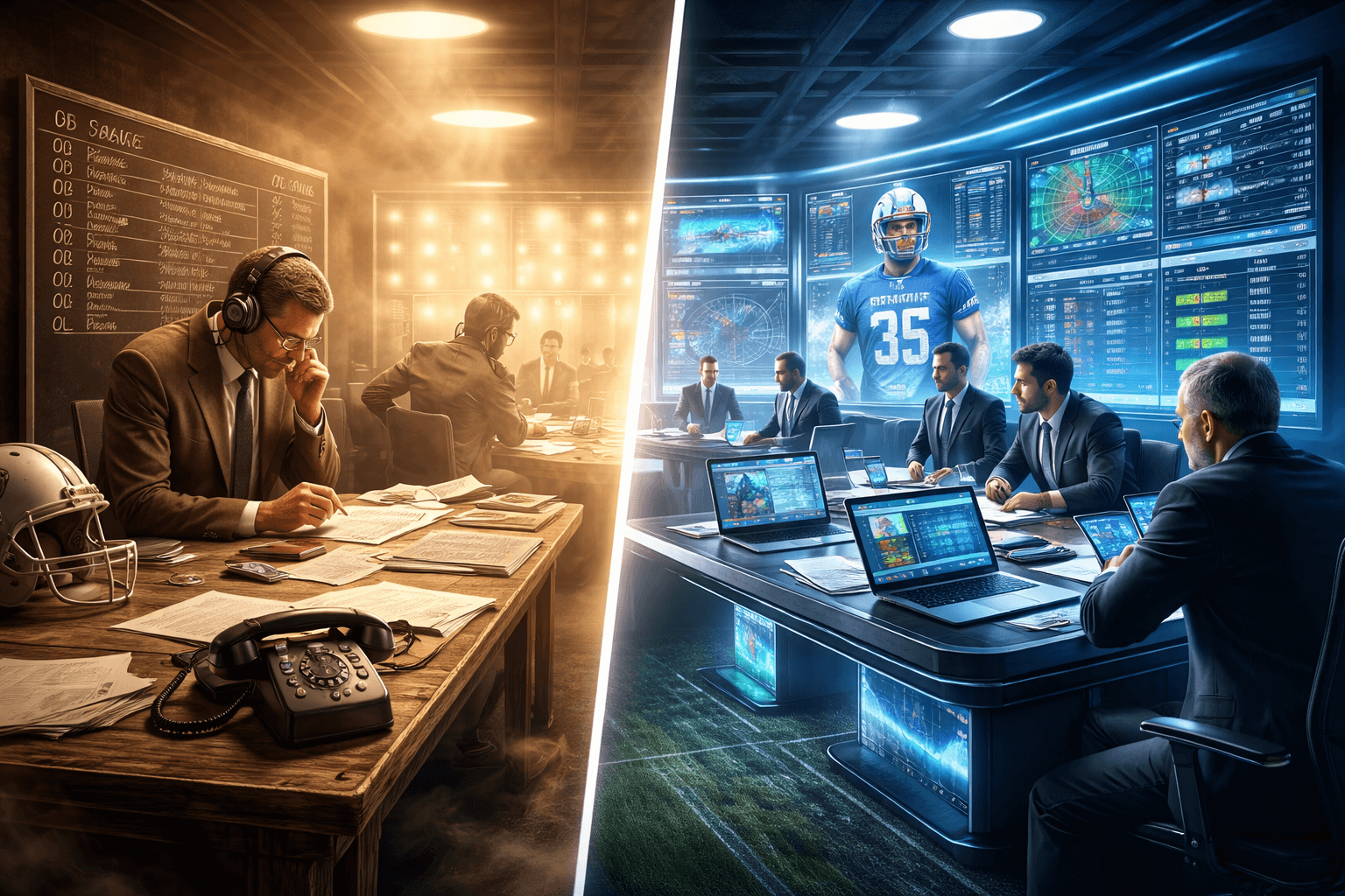 The Evolution of NFL Draft Strategies: Then vs. Now